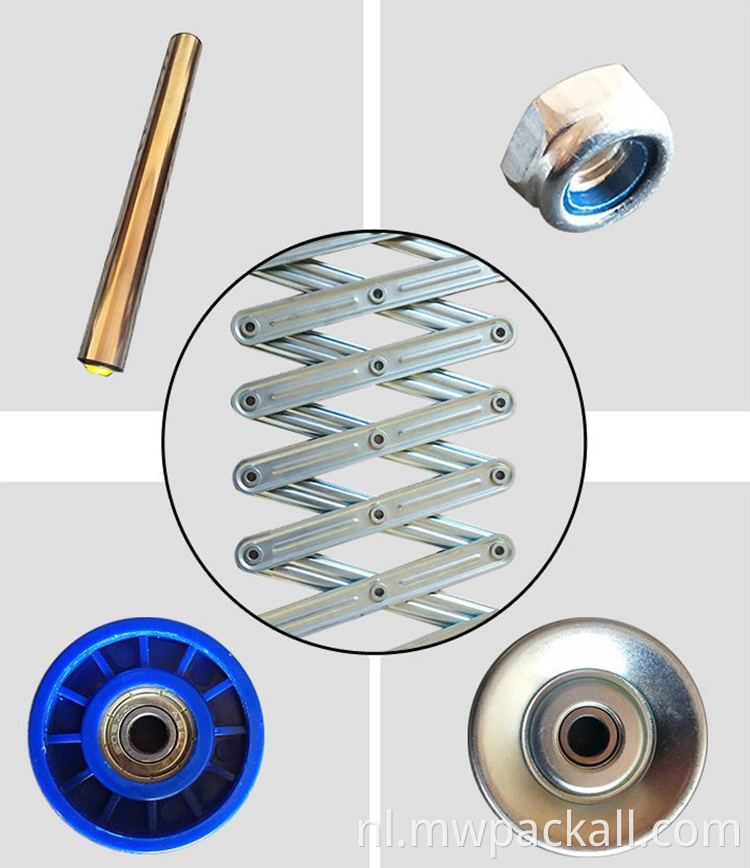 Factory Nieuw type Topverkoop Roller transportband /Uitbreidbare flexibele transportband met Power Model en zonder stroommodel